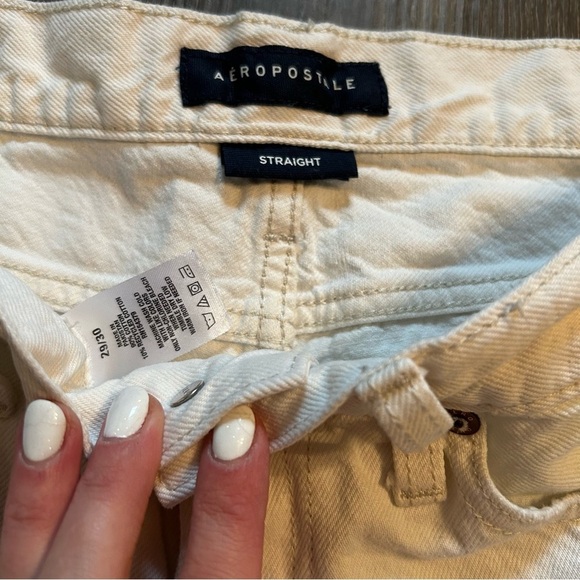 Aeropostale White Straight Jeans - Picture 4 of 6